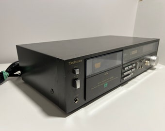 Vintage Technics RS-M229X Cassette Tape Deck - Needs new belts or FOR PARTS