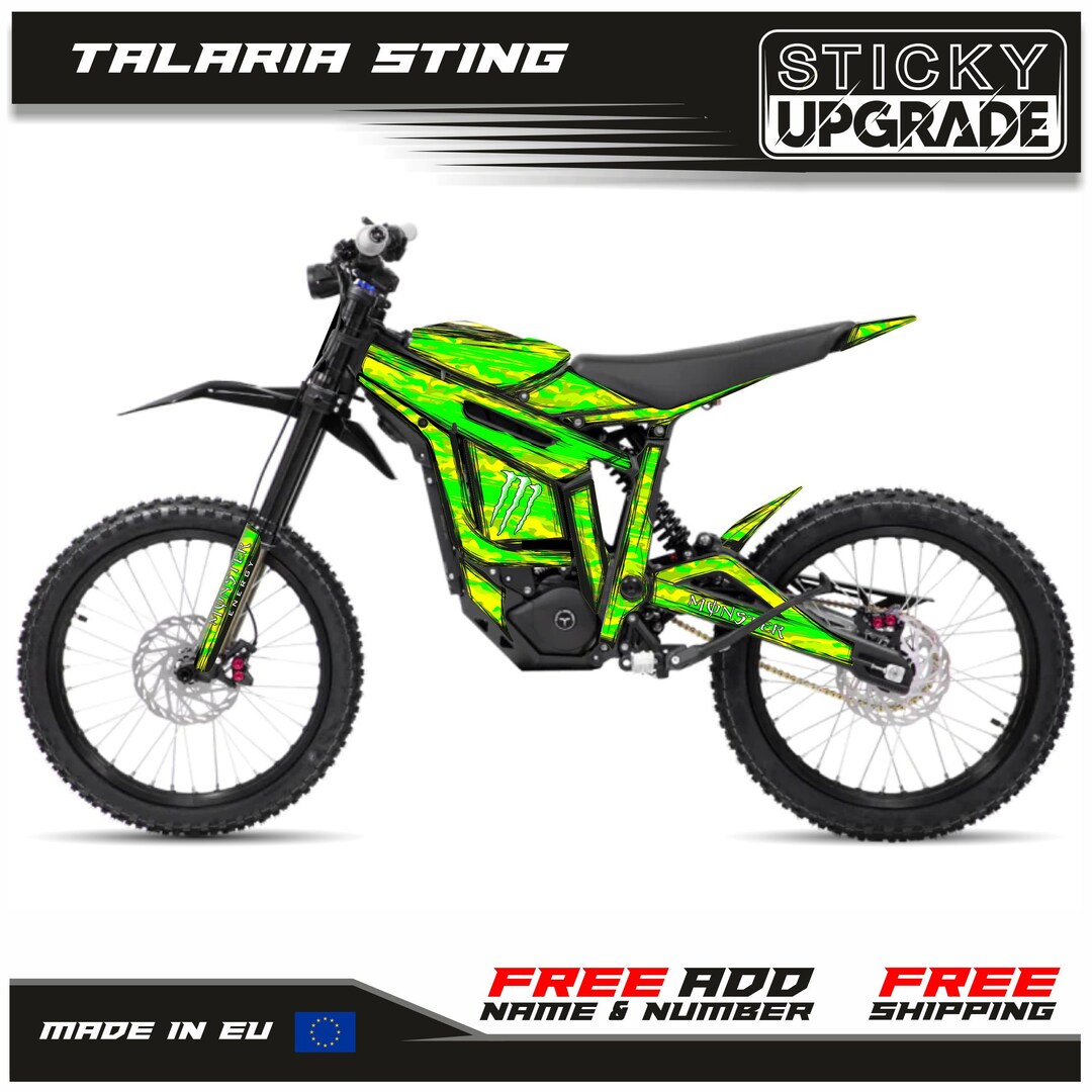 Talaria Sting Graphics Kit, Decals Kit R MX, Stickers Kit 21 Mil 534 ...