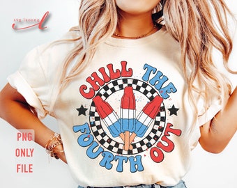 Funny 4th of July PNG: Retro Popsicle Design (Digital Download)