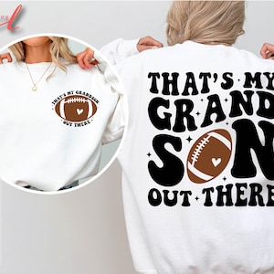 That's My Grandson Out There Football Svg, Football Season Svg, Funny Football Shirt, Game Day Svg, Football Grandma Svg, Football Shirt Svg