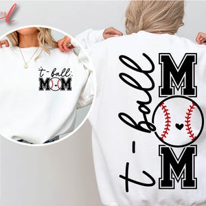T-Ball Mom SVG: Sports Design for T-shirts (Digital Download)