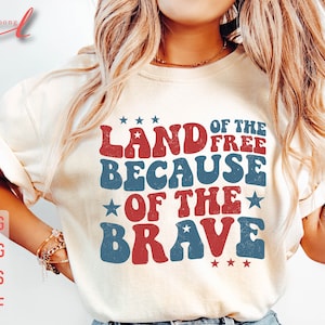 America Land Of The Free Because Of The Brave svg, Fourth of July svg, 1776 svg, 4th of July svg, Independence Day svg, 4th of July shirt