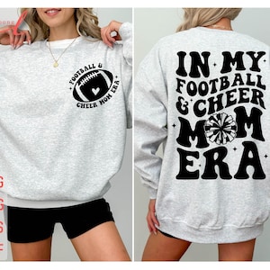 Football & Cheer Mom SVG: Shirt Design (Digital Download)