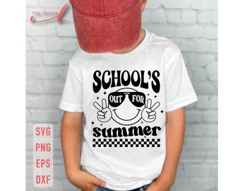 School's Out For Summer SVG: Teacher Summer Break Shirt (Digital Download)