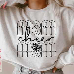 Cheer Mom Svg, Cheerleader Svg, megafoon Svg, Proud Cheer Mom Svg, Cheer Coach Svg, voetbal moeder Svg, Cheerleading Svg, Cheer Mom Shirt Svg