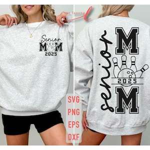 Senior Bowling Mom 2025 Svg, Class of 2025 Svg, Senior Mom Svg, Senior 2025 Svg, Senior Bowling, Senior Mom Png, Bowling Mom, Bowling Mom