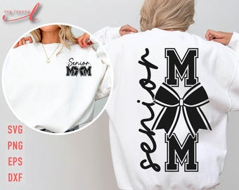 Senior Mom 2027 SVG: Shirt Design, Graduation (Digital Download)