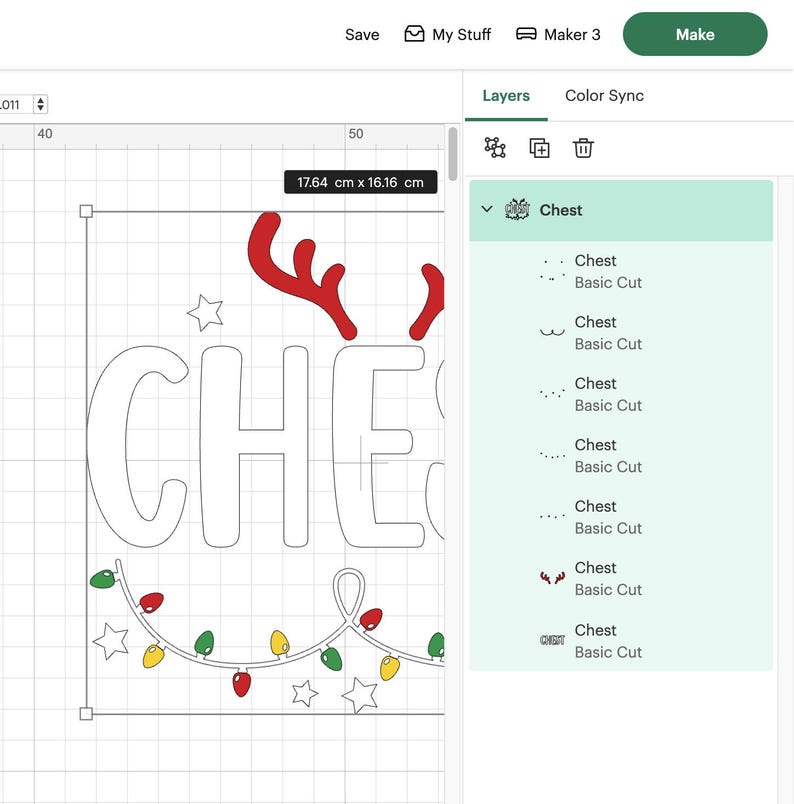 Roliga jultröjor för par SVG: Chestnut Design (digital nedladdning) bild 5