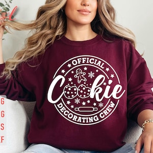Cookie Decorating Crew SVG: Funny Christmas Baking Design (Digital Download)