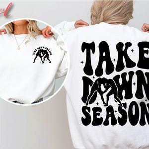 Wrestling Mom SVG: Take Down Season, Senior 2025 (Digital Files)
