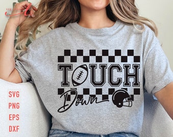 Touchdown Football SVG: Game Day Shirt Design (Digital Download)