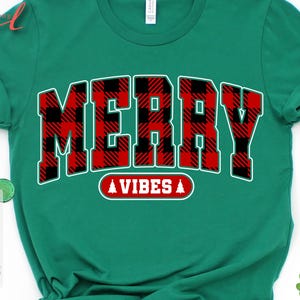 Merry Vibes Christmas Tree SVG: Funny Christmas Shirt Design (Digital Download)