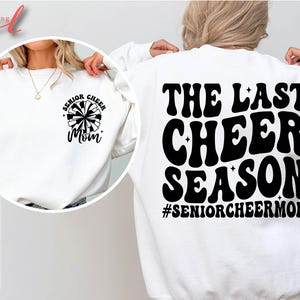 Senior Cheer Mom SVG: Last Season Design (Digital Download)