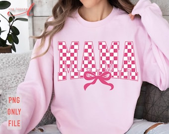 Race Day Mama PNG: Checkered Flag Design (Digital Download