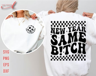 Funny New Year's Eve SVG: Disco Ball 2026 Design (Digital Download