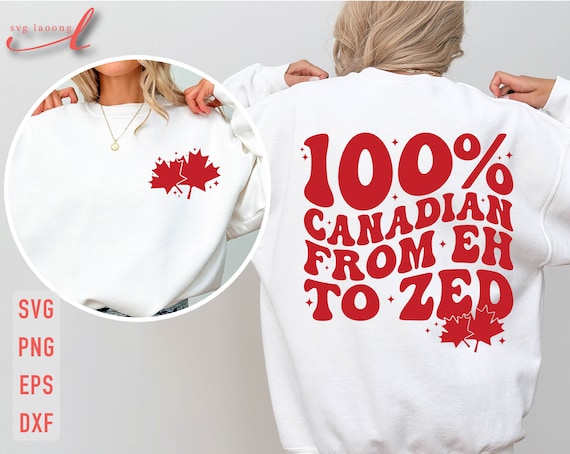 Canada Day Maple Leaf SVG: Canadian Pride Shirt Design (Digital Download)