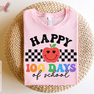 Happy 100 Days of School Svg, 100 Days of School Svg, School 100th Day Svg, Back to School Svg, Teacher School Svg, 100 Days of School Shirt