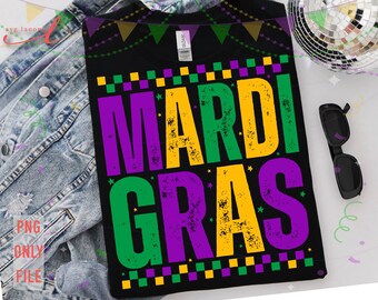 Mardi Gras Png Preppy : Louisiane Png (Téléchargement numérique)