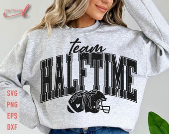 Team Halftime Football SVG: Game Day Shirt Design (Digital Download)