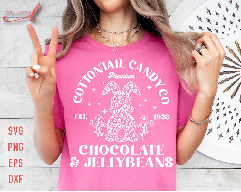 Cottontail Candy Company Svg, Easter Candy Svg, Happy Easter Svg ...