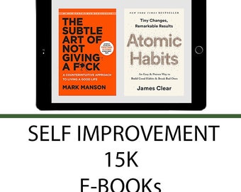 15,000 Self Improvement eBooksBundle | PLR & Master Resell Rights | Full eBooks | Make Money Online | Start Your Digital Download Business