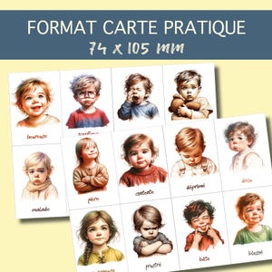 Cartes des émotions en français image 2