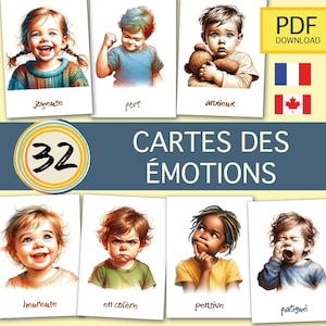 Cartes des émotions en français