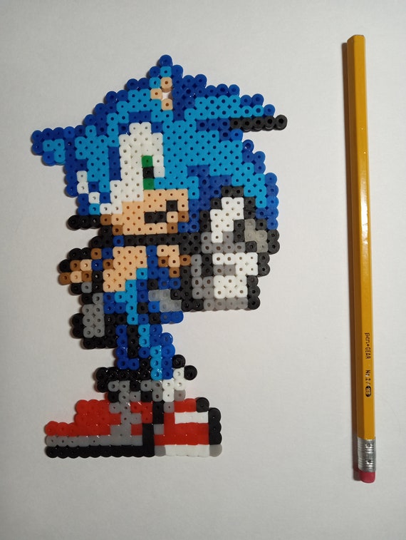 Sonic The Hedgehog Perler Bead Pattern Sonic The Hedgehog XL