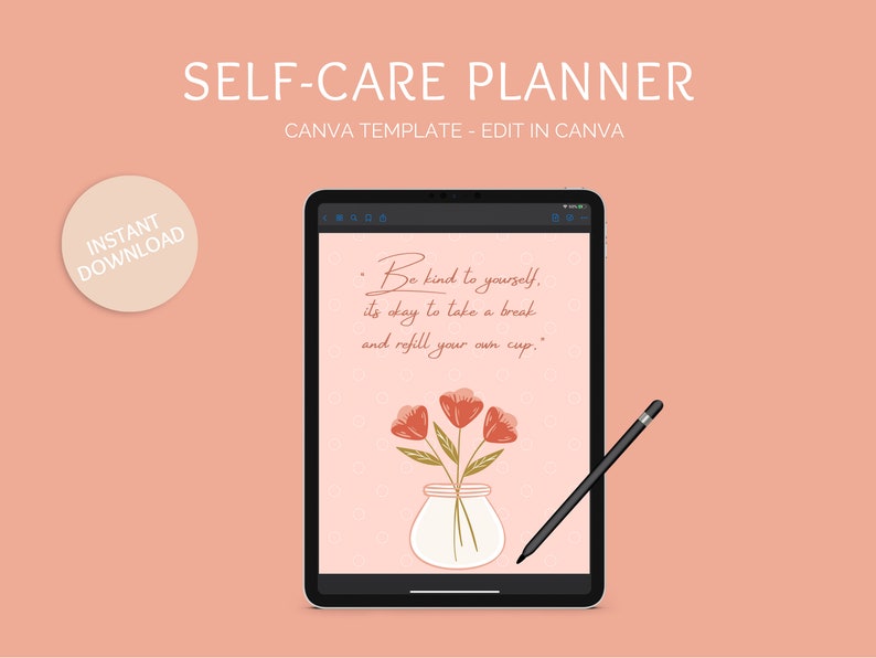 Self Care Planner Mood Tracker Digital Products Digital Planner App Self Care Planner Mood Tracker Digital Products Digital Planner App