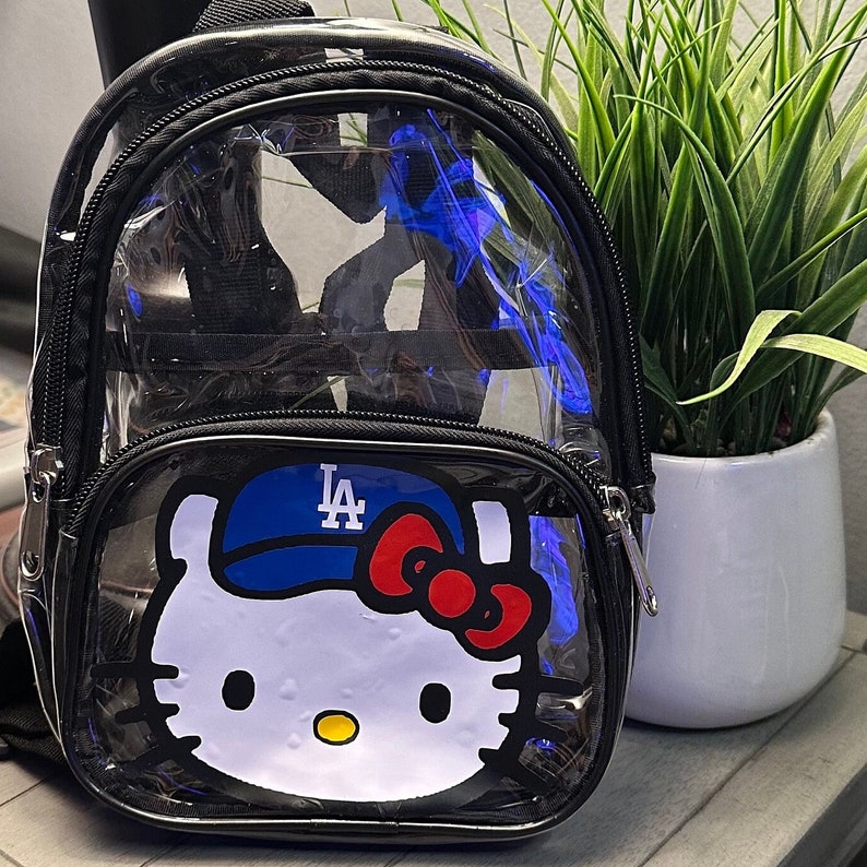 Hello Kitty X Dodgers Back Pack Dodgers Stadium Backpack Hello Kitty