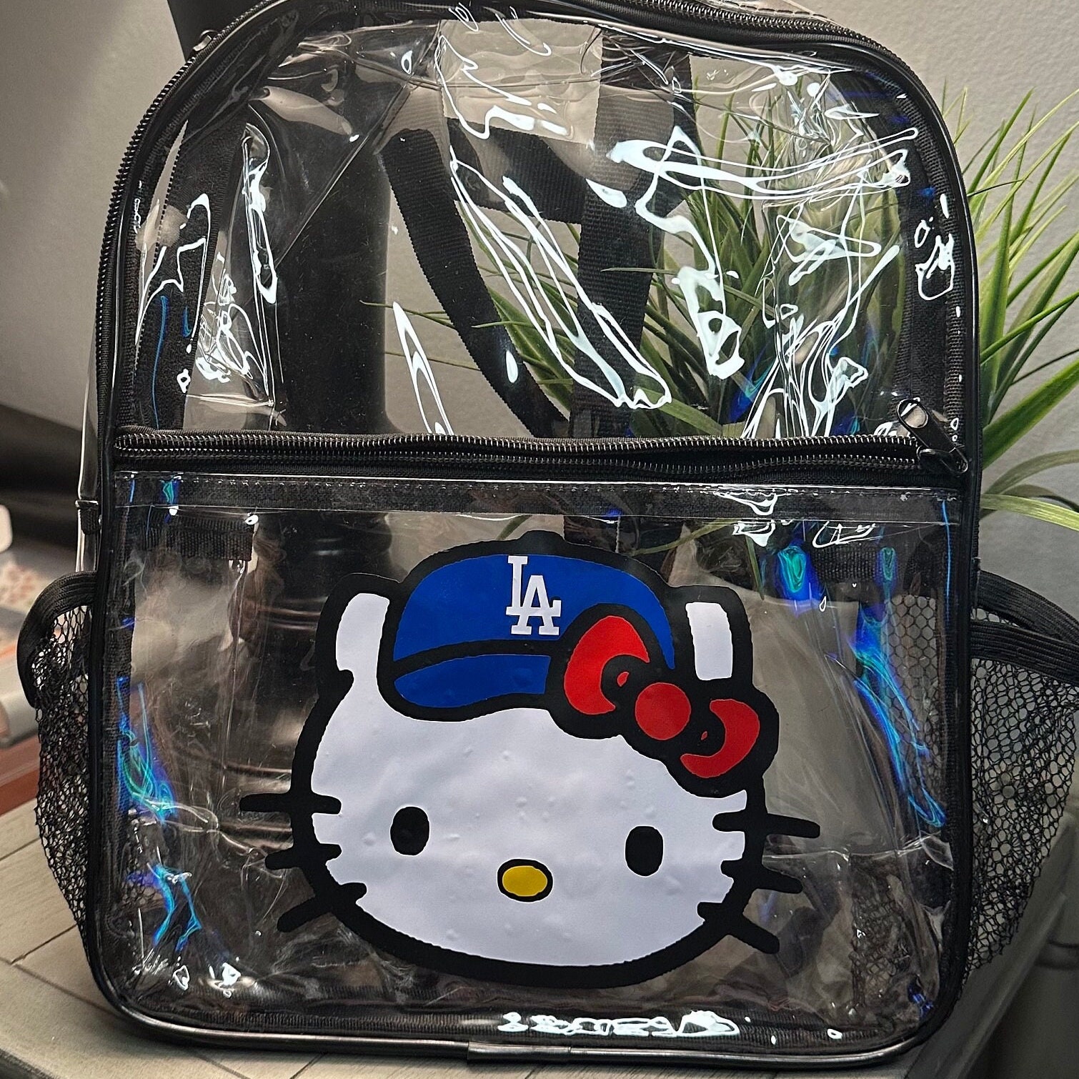 Hello Kitty X Dodgers Back Pack Dodgers Stadium Backpack Hello Kitty