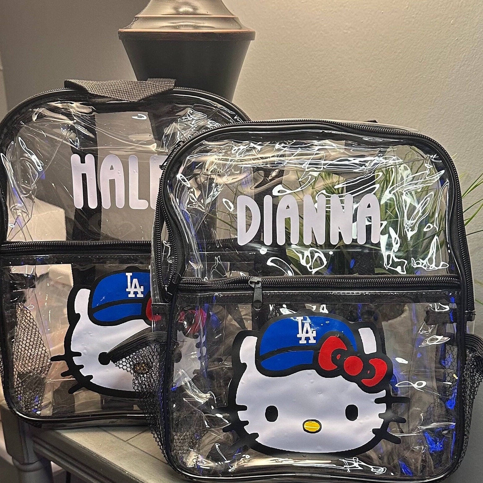 Hello Kitty X Dodgers Back Pack Dodgers Stadium Backpack Hello Kitty