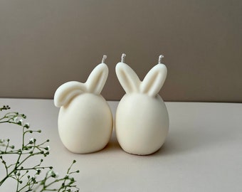 Easter Bunny Candle | EGG Candle | Natural Soy Candle | Party favour | Christening | SETS Available