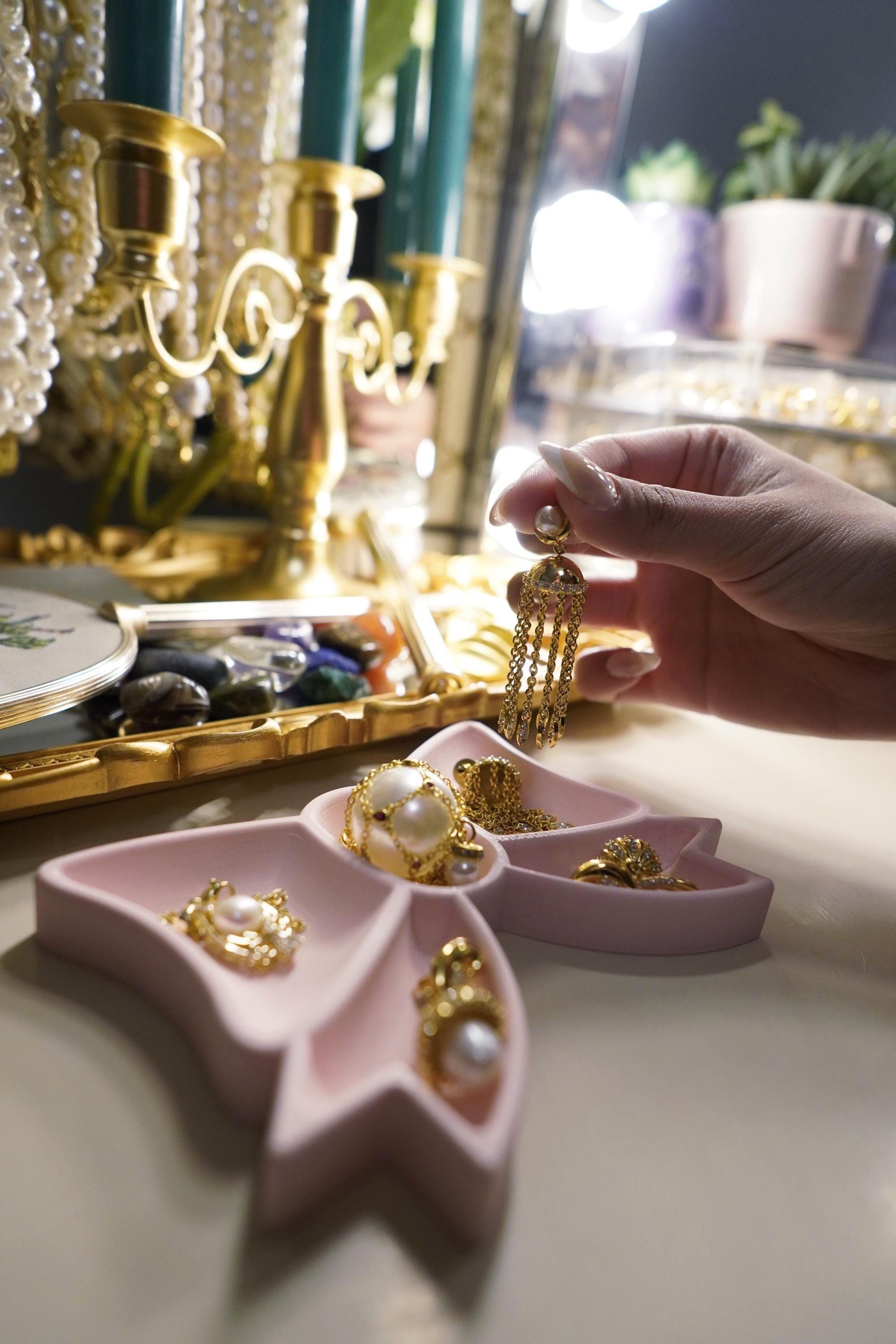 Plateau Pour Bijoux En Acier Inoxydable, Plateau Pour Bijoux En Forme