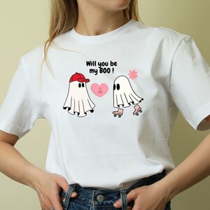 Valentine's Day Ghost Shirt Png, Be My Boo Png, Will you be My Boo, Valentines Day Sublimation, Girl Ghost Png, Valentines Boo Png