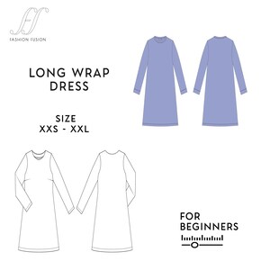 Trapeze Dress Sewing Pattern, Everyday Dress, Dress PDF Sewing
