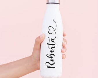 Bottiglia d'acqua personalizzata, Bottiglia personalizzata, Regalo personalizzato, Bicchiere personalizzato,Borraccia termica personalizzata