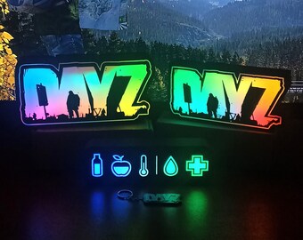 ¡Luz Dayz con LED RGB! ¡Caja ligera! - ¡Llavero Dayz!