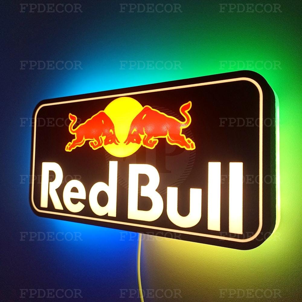 レッドブル　ライト Néon redbull sign - Etsy 日本