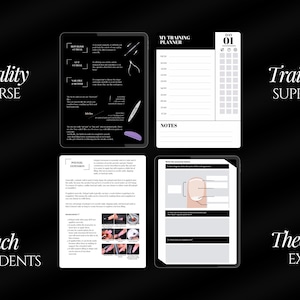 Nail Tech Training Manual Template | Certificate Template |Theory exam |Nails Instructor Ebook Template |Beginners Guide |Nail Course image 3