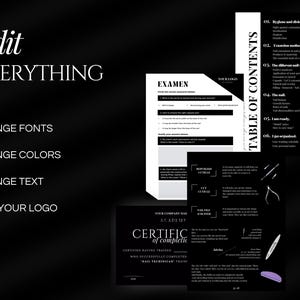 Nail Tech Training Manual Template | Certificate Template |Theory exam |Nails Instructor Ebook Template |Beginners Guide |Nail Course image 6