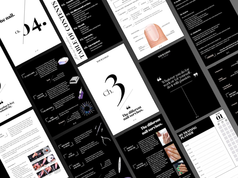 Nail Tech Training Manual Template | Certificate Template |Theory exam |Nails Instructor Ebook Template |Beginners Guide |Nail Course image 7