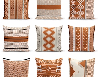 Scandinavian Pillowcase|Southwestern Cushion Case|Decorative Tribal Pillow Case|Aztec Style Home Decor|Authentic Style Throw Pillowcase