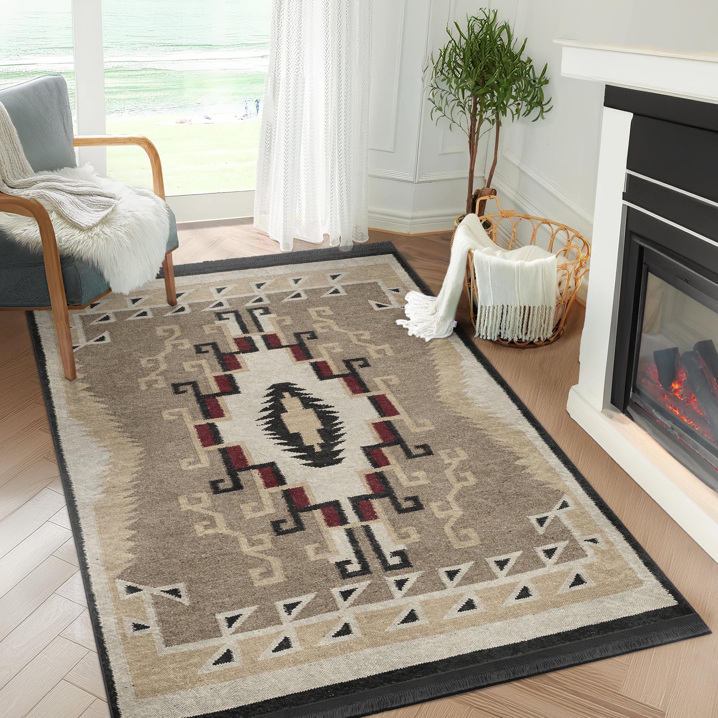Aztek Area Rugs Aztec Pattern Area Rug | Southwestern Decor|geometric Living Room ...