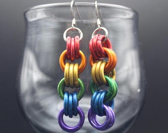HBTQ+ Pride-ringbrynjor eller öronvikter