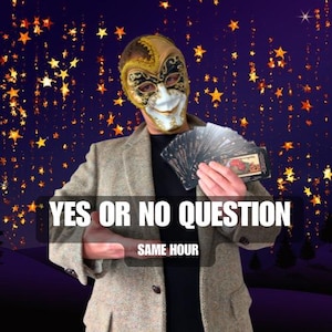 SAME HOUR/SAME Day Yes/No Reading One Question, Detailed Yes/No Reading, Psychic Reading with Tarot Cards, Honest Psychic, Accurate Reading
