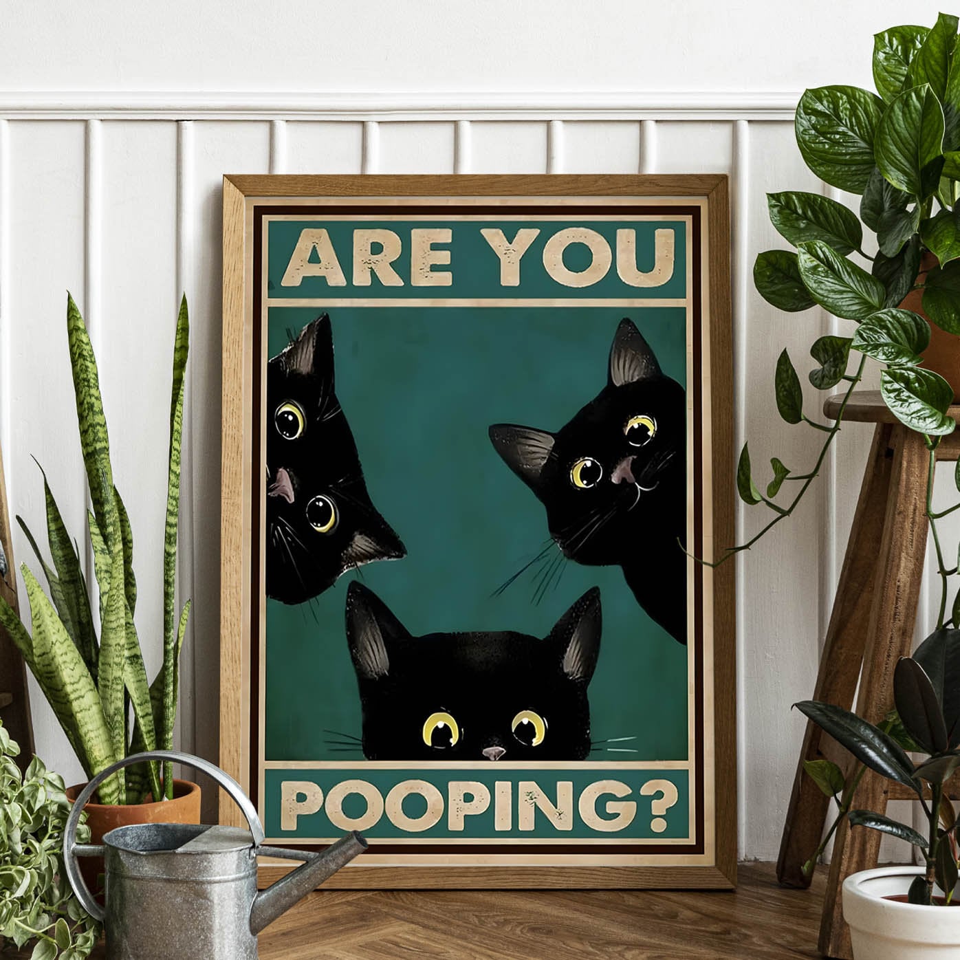 Are You Pooping Cat Print, Cat Printable Bathroom Decor, Funny Bathroom Poster, Bathroom Decor ...