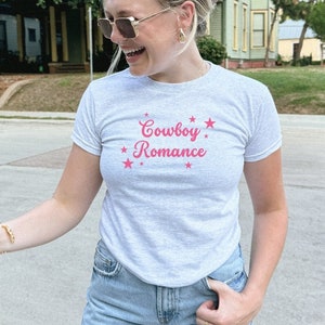 Cowboy Romance Baby Tee Cowboy Baby Tee Country Romance Shirt Western Romance Reader Baby Tee Coquette Cowgirl Shirt Cowgirl Bookish Shirt