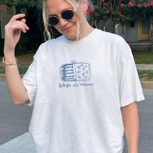 Tinned Fish Shirt Sardines Shirt Tomato Girl Summer Downtown Girl Tin Fish Comfort Colors Tomato Girl Shirt Gen Z Shirt Italian Summer Shirt