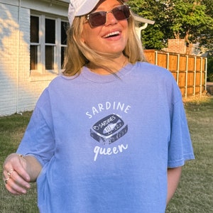 Sardines Shirt Tinned Fish Shirt Tomato Girl Summer Downtown Girl Tomato Girl Aesthetic Tomato Girl Shirt Gen Z Shirt Italian Summer Vintage